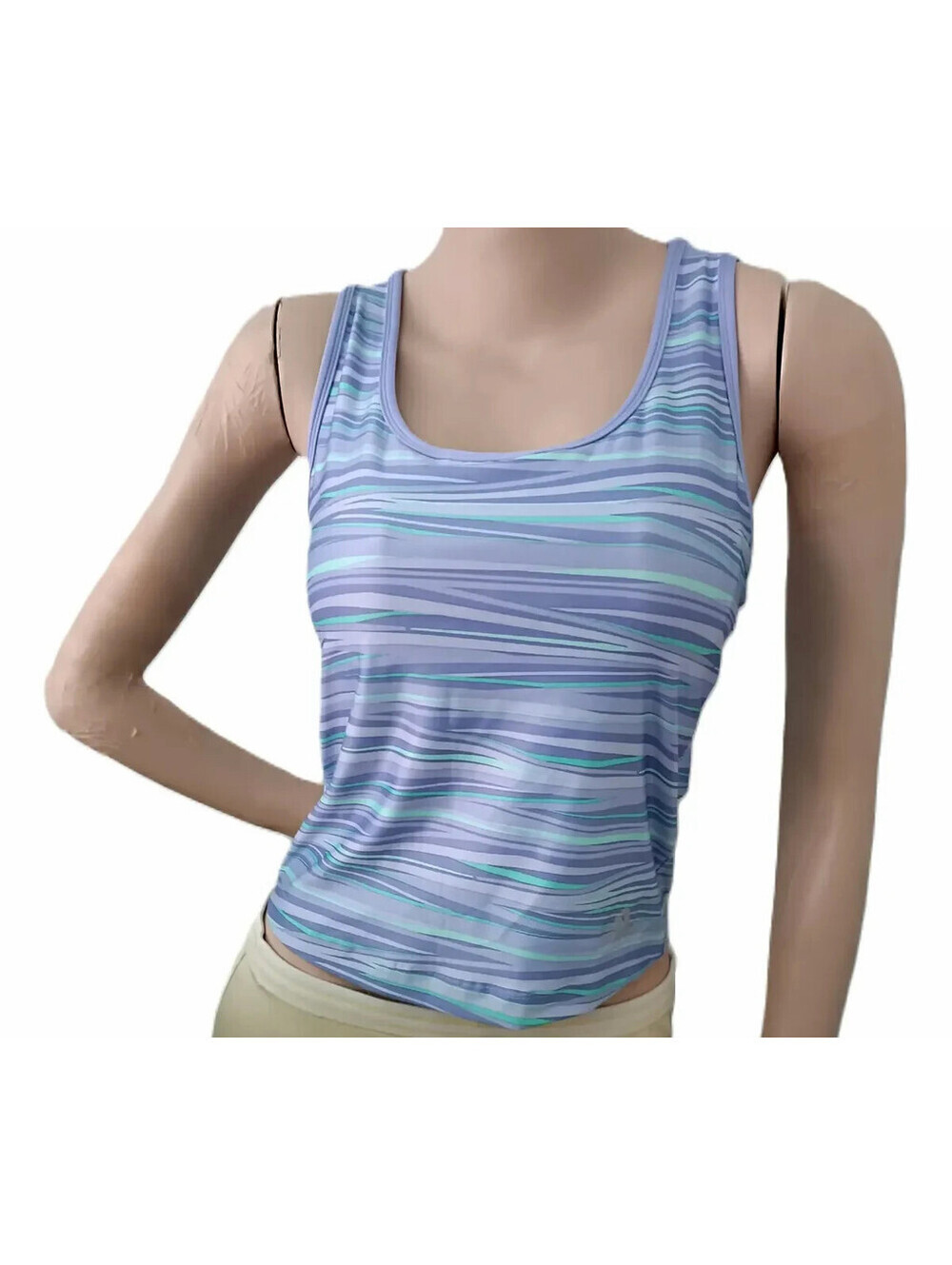 Adidas L Large running activewear tank top shelf bra racerback Climalite Purple